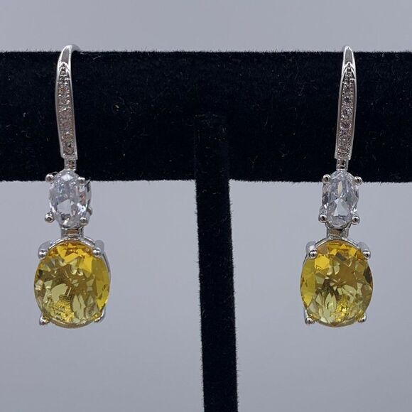 Ring, NWOT, solid 925 sterling silver, 22 K gold, real citrine, sz 7, cigar band - Picture 7 of 16